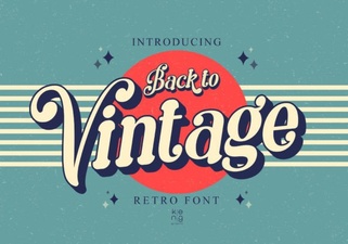Vintage Fonts for Modern Design Projects