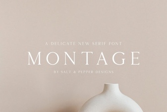 Montage Font: Creative Design Applications