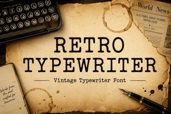 Design with Vintage Charm: Typewriter Fonts for Your Projects