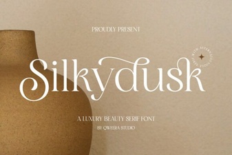 Silkydusk Font: Elegant & Creative Typeface Design